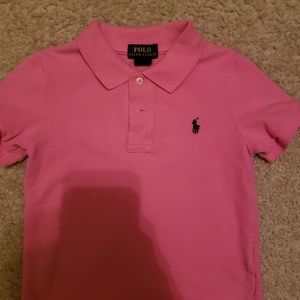 Boy's Pink Ralph Lauren Polo Shirt 3t